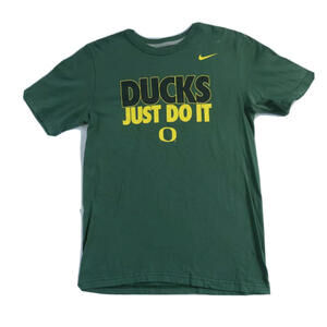 Oregon Ducks Men's Regular Fit Green T Shirt by Nike - Small